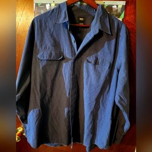 Men's Long Sleeve Blue Mossimo Shirt Size L